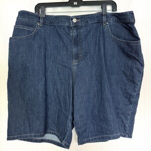 Lee Mid Rise Relaxed Fit Denim Shorts Size 22W